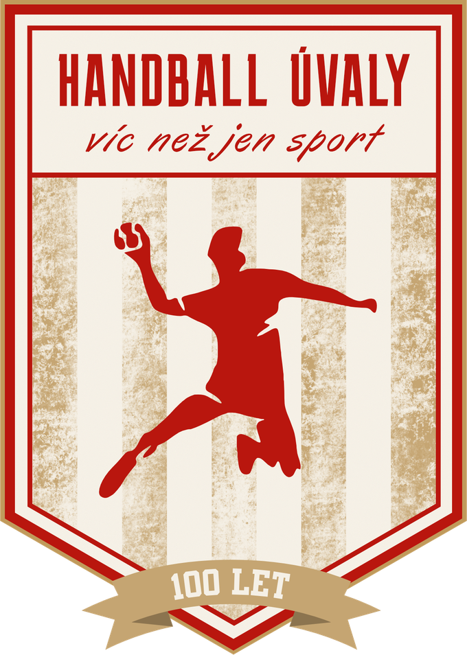 Logo 100 let Handball Úvaly