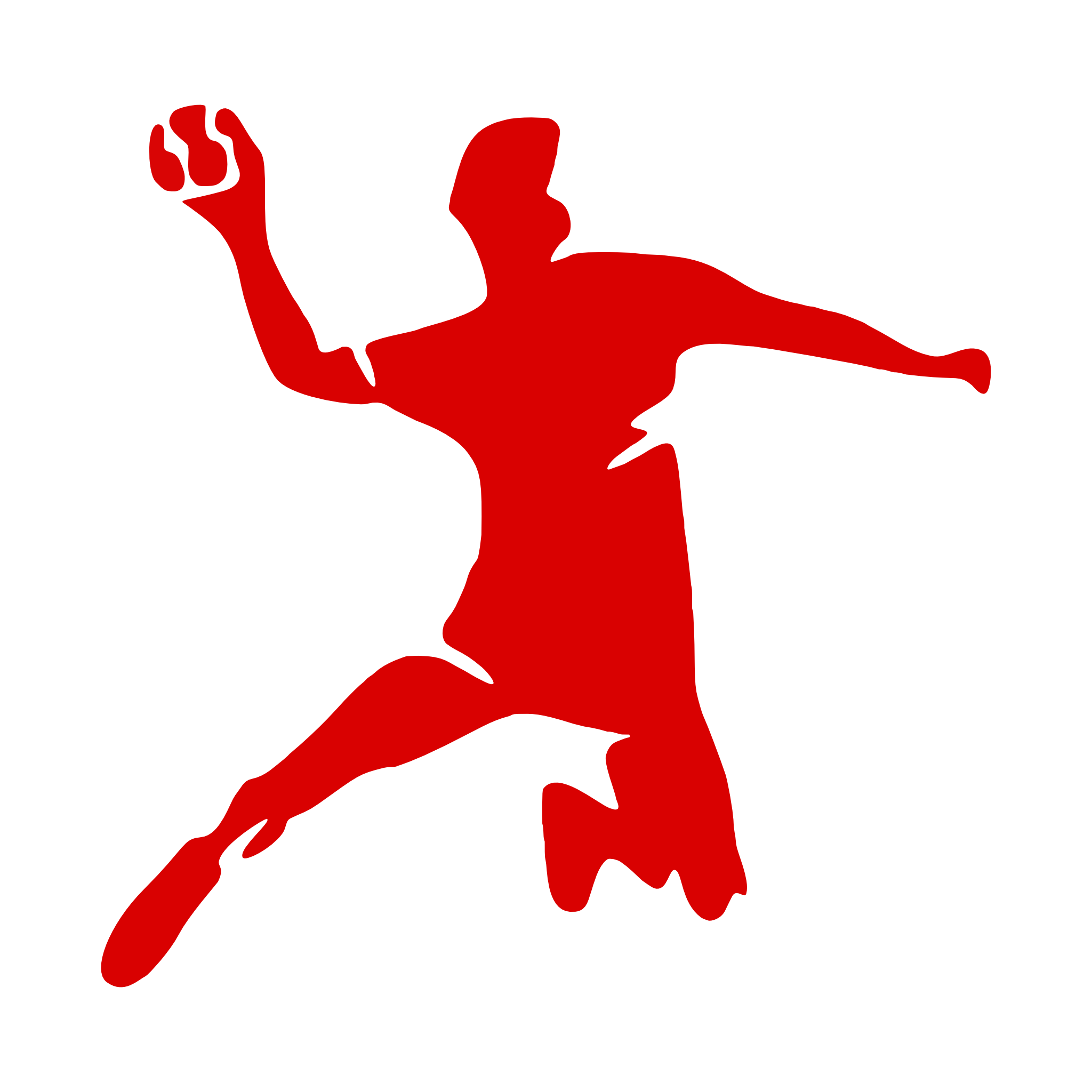 Jednoduché logo – červené